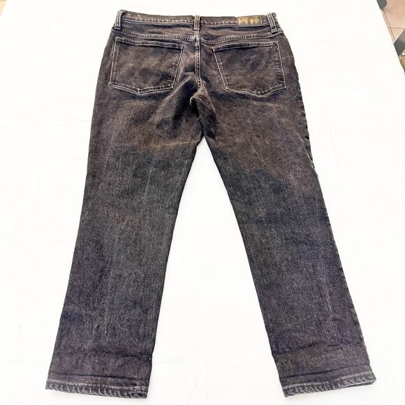 Madewell Tomboy Straight Charcoal Black Denim Jeans Size 30 - Picture 3 of 10